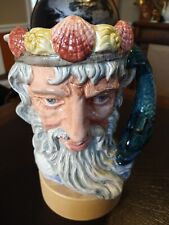 Vintage 1960 Royal Doulton Neptune Large Character Toby Mug D6548 Excellent Cond picture