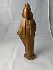 VTG Vintage Hand Carved Wooden Jesus Christ 12” Statue Sculpture Ecuador picture