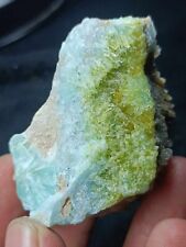 66g Beautiful Blue And Green Aragonite Cluster With Nice Color From Afghanistan picture