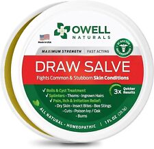 OWELL NATURALS Drawing Salve Ointment 1oz, Ingrown Hair Treatment, Boil & Cyst picture