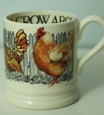 Emma Bridgewater Hen & Toast 1/2 Pint Mug Something to Crow About Chickens picture