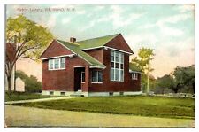 1910 Public Library, Raymond, NH Postcard picture