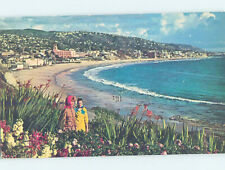 Pre-1980 BEACH Laguna Beach - Near Newport & Anaheim & Huntington CA AE9341 picture