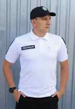 Moisture-wicking police polo shirt white picture