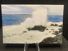 POSTCARD: High Surf On The Rugged Main Coast Line￼ K2 picture