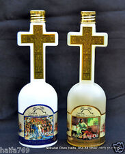 Anointing Oil Jerusalem,and Jordan riveHoly Water Blessed Cross Bottle Holy Land picture