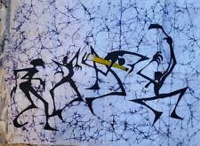 Original Hand Painted Wax Batik Art Fabric Painting / African Hand Dye picture