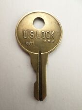 Vintage U.S Lock Corp Key R01 G&L picture