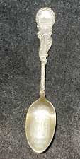 c1900s BOSTON MA Mass. Souvenir Spoon - Silverplate - 4.5
