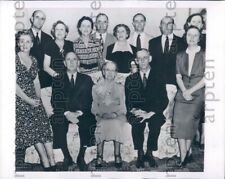 1952 Georgia Senator Richard Russell His Mother & 11 of 12 Siblings Press Photo picture