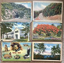 Assorted Linen Postcards. Lot Of 50.  picture