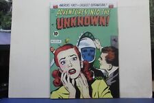 ADVENTURES INTO THE UNKNOWN #35 REPRODUCTION COVER 1952 picture