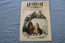 1873 MARCH 16 LE GRELOT NEWSPAPER - LA COCOTTE AUXOEUFS D'OR - FRENCH - NP 8616 picture