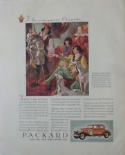 Vintage 1931 Warren Baumgartner Color Ad PACKARD MOTOR CARS Renaissance Armor picture