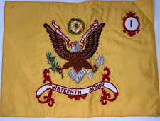 Vintage 13th Armor Regiment Flag It Shall Be Done, 15 By 11 Inches picture