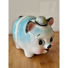 Vintage 1950s Westpac Ceramic Piggy Bank Hand Painted / 1950s Piggy Bank / 1950s picture
