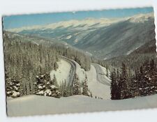 Postcard Wintertime view of switchback Berthoud Pass US 40 Colorado USA picture