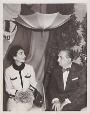 1959 Press Photo Opera Singer Maria Callas & Giovanni Meneghini at Heemstede picture
