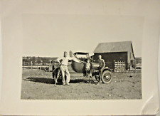 1925 FORD MODEL T Roadster w/new top?  b&w 1950's photo, 4