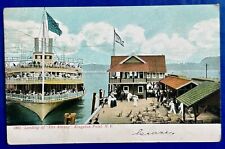 Landing of The Albany, Kingston Point New York Vintage Postcard Great Condition picture
