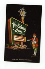 Vintage Postcard  AD  HOLIDAY INN of AMERICA UNPOSTED CHROME TEICH SCRANTON PA picture
