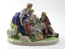 Antique Scheibe Alsbach Kister Courting Pastoral Porcelain Figurine Sculpture picture