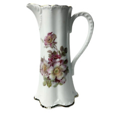 Gerold Porzellan Floral Porcelain 20 Ounce Pitcher Bavaria West Germany Numbered picture