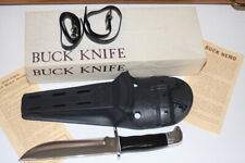 VERY RARE 1967 BUCK KNIVES 122 NEMO DIVERS KNIFE 2 LINE WHITE SPACES BOX PAPERS picture