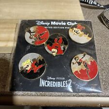 Disney Trading Pin Movie Club Pixar  Incredibles 2 set new picture