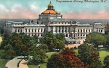 Postcard Washington DC Congressional Library Unposted Antique Vintage PC J2504 picture