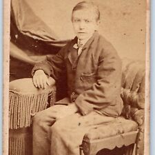 c1870s Reading, PA Stern Young Man CdV Photo Card Chas Saylor H13 picture