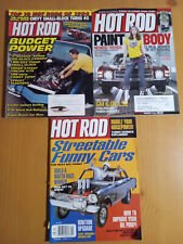 Vintage HOT ROD MAGAZINES Lot of 3 Cars SPEED Budget Power picture