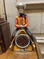 1979 Houston Texas American Legion Cowboy Rodeo Liquor Decanter Whiskey picture