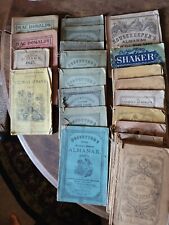 Lot of 25 Vintage Almanac Booklets - 1800s and 1900s, Old Farmer's, Shaker's, Ho picture