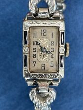 Vintage Ramle Watch Co/Belais 18k Body With Gem Stones picture