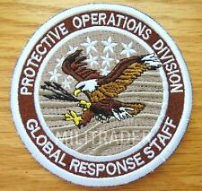 CIA Global Response Staff GRS Protective Operations Division Patch (Iron-on)  picture