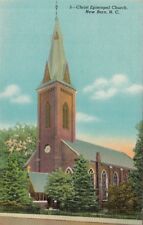 Postcard Christ Episcopal Church New Bern NC North Carolina picture