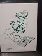 WINNIE THE POOH original art TIGGER EEYORE by Jack Kirby inker MIKE ROYER signed picture
