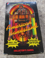 1993 Collect-A-Card American Bandstand Trading Cards Box w/ 35 packs -Autographs picture