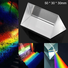 Optical Triangular Prism Crystal Glass Science Light Spectrum Physics Teaching picture