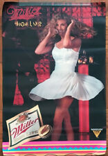 1990s Miller High Life Beer Vintage Poster Brewing 20x30 party dress dance girl picture