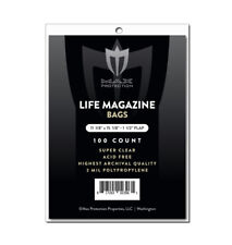 200 Max Pro Ultra Clear Life Magazine Bags - 11-1/8 x 14-1/4  - Acid Free picture