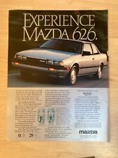 vintage print advertisement - Mazda 626 automobile car - from 1984 magazine picture