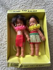 Vintage Hawaiian Dolls Souvenir Kimo and Kalani Doll Rare Hard To Find picture