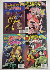 Sabretooth and Mystique 1-4 NEWSSTAND Variant Complete Mini-Series NM 1 2 3 4 picture