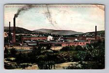 Rumford Falls ME-Maine, Paper Mills, Antique, Vintage c1910 Souvenir Postcard picture