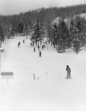 1935-1942 Skiing Vintage Old Photo 8.5