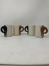 Happy Appy Valley Studio Horse Butt Tail Mug Set East Palestine Ohio. picture