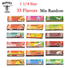 HORNET Classic 1 1/4 Size Flavored Cigarette Tobacco Rolling Papers 10 Packs picture