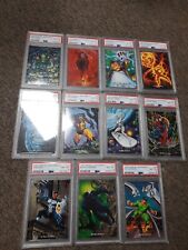 11 Card PSA 8 Lot 1992 Marvel Masterpieces Spiderman Black Panther Wolverine +++ picture